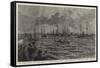 The Naval Review and Sham Fight at Portsmouth-null-Framed Stretched Canvas