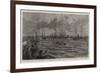 The Naval Review and Sham Fight at Portsmouth-null-Framed Giclee Print