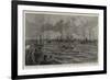 The Naval Review and Sham Fight at Portsmouth-null-Framed Giclee Print