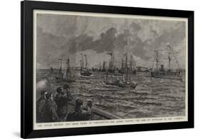 The Naval Review and Sham Fight at Portsmouth-null-Framed Giclee Print