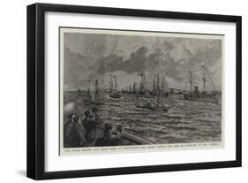 The Naval Review and Sham Fight at Portsmouth-null-Framed Giclee Print