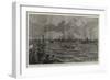 The Naval Review and Sham Fight at Portsmouth-null-Framed Giclee Print