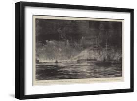 The Naval Review at Spithead before the Prince of Wales in Honour of the Queen's Diamond Jubilee-William Lionel Wyllie-Framed Giclee Print