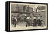 The Naval Review at Spithead, Firing the Royal Salute from HMS Hercules-Charles Green-Framed Stretched Canvas