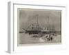 The Naval Review at Spithead, Visit of the Admirals to the Prince of Wales on Board the Royal Yacht-Joseph Nash-Framed Giclee Print