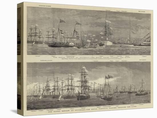 The Naval Review at Spithead-William Edward Atkins-Stretched Canvas