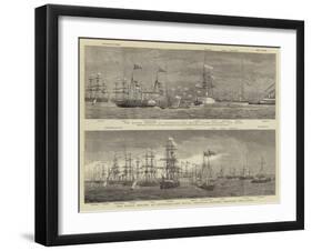 The Naval Review at Spithead-William Edward Atkins-Framed Giclee Print
