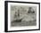 The Naval Review, Fleet Assembling at Spithead, Ships Taking Up their Position-null-Framed Giclee Print