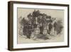 The Naval Review, Sketch on Fort Monckton-null-Framed Giclee Print