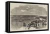 The Naval Review, the Queen's Yacht Passing Fort Monckton-Samuel Read-Framed Stretched Canvas