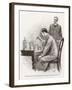 The Naval Treaty Holmes Busy with His Chemistry Apparatus at Baker Street-Sidney Paget-Framed Photographic Print