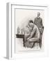 The Naval Treaty Holmes Busy with His Chemistry Apparatus at Baker Street-Sidney Paget-Framed Photographic Print