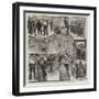 The Naval Volunteers' Ball Held at Glasgow-null-Framed Giclee Print