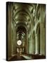 The Nave, Durham Cathedral, County Durham, England, United Kingdom-Adam Woolfitt-Stretched Canvas