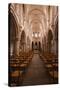 The Nave in the Church of Notre Dame, Saint Pere, Yonne, Burgundy, France, Europe-Julian Elliott-Stretched Canvas