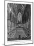 The Nave (Looking Eas) of Westminster Abbey-Messrs Sly and Wilson-Mounted Giclee Print