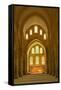 The Nave of Fontenay Abbey, UNESCO World Heritage Site, Cote D'Or, Burgundy, France, Europe-Julian Elliott-Framed Stretched Canvas