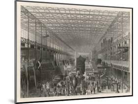 The Nave of the Great Exhibition Looking West-T. Sherrat-Mounted Art Print