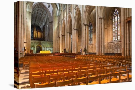 The Nave of York Minster-Julian Elliott-Stretched Canvas