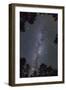 The Navigation Lights of a Commercial Airliner Cut through the Milkyway-Jon Hicks-Framed Photographic Print