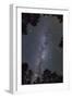 The Navigation Lights of a Commercial Airliner Cut through the Milkyway-Jon Hicks-Framed Photographic Print