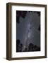 The Navigation Lights of a Commercial Airliner Cut through the Milkyway-Jon Hicks-Framed Photographic Print