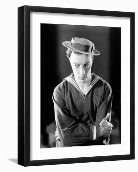 The Navigator, Buster Keaton, 1924-null-Framed Photo