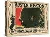 The Navigator, Buster Keaton, 1924-null-Stretched Canvas