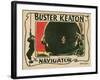 The Navigator, Buster Keaton, 1924-null-Framed Art Print