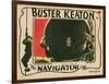 The Navigator, Buster Keaton, 1924-null-Framed Art Print