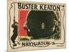 The Navigator, Buster Keaton, 1924-null-Mounted Art Print