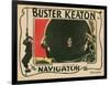 The Navigator, Buster Keaton, 1924-null-Framed Art Print