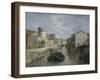 The Naviglio Canal Near the Church of San Marco, 1830-Angelo Inganni-Framed Giclee Print