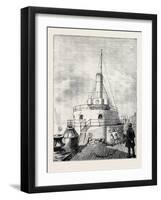 The Navy, H.M.S. Glatton: the Turret-null-Framed Giclee Print