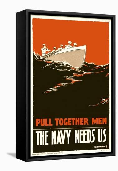 The Navy Needs Us-null-Framed Stretched Canvas