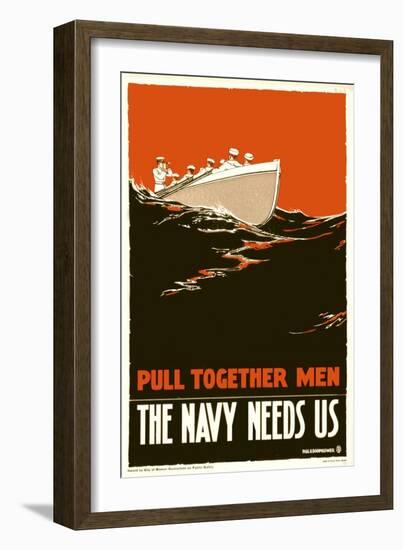 The Navy Needs Us-null-Framed Giclee Print