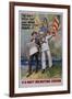 The Navy Needs You! U.S. Navy Recruiting Station Poster-James Montgomery Flagg-Framed Giclee Print