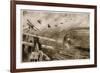 The Navy's 'Wild Ducks': the Start of the First of the Great Air-Raids on the Zeebrugge-Ostend-English School-Framed Giclee Print