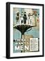 The Navy Wants Men, 1915-null-Framed Giclee Print