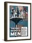 The Navy Wants Men-Mortimer Co-Framed Art Print