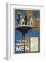 The Navy Wants Men-null-Framed Giclee Print