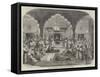 The Nawab of Morshedabad at Prayer-null-Framed Stretched Canvas