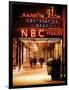 The NBC Studios in the New York City in the Snow at Night-Philippe Hugonnard-Framed Photographic Print