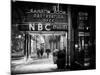 The NBC Studios in the New York City in the Snow at Night-Philippe Hugonnard-Mounted Photographic Print