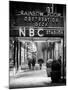 The NBC Studios in the New York City in the Snow at Night-Philippe Hugonnard-Mounted Photographic Print