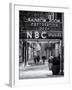 The NBC Studios in the New York City in the Snow at Night-Philippe Hugonnard-Framed Photographic Print