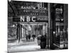 The NBC Studios in the New York City in the Snow at Night-Philippe Hugonnard-Mounted Photographic Print