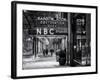 The NBC Studios in the New York City in the Snow at Night-Philippe Hugonnard-Framed Photographic Print