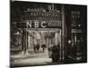 The NBC Studios in the New York City in the Snow at Night-Philippe Hugonnard-Mounted Photographic Print