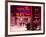 The NBC Studios in the New York City in the Snow at Night-Philippe Hugonnard-Framed Photographic Print